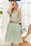 ADORA Gingham Detail Washed Dress - Trendsi - Flyclothing LLC