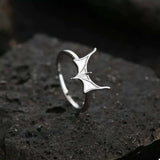 925 Sterling Silver Bat Ring - Trendsi - Flyclothing LLC
