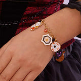 18K Gold-Plated Halloween Charm Bracelet - Trendsi - Flyclothing LLC