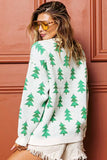 BiBi Pearl Beads Tree Pattern Christmas Sweater - Trendsi - Flyclothing LLC