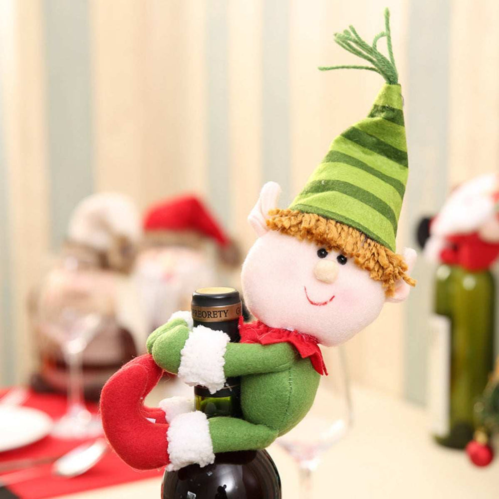 Christmas Doll Wine Bottle Decoration - Trendsi - Flyclothing LLC