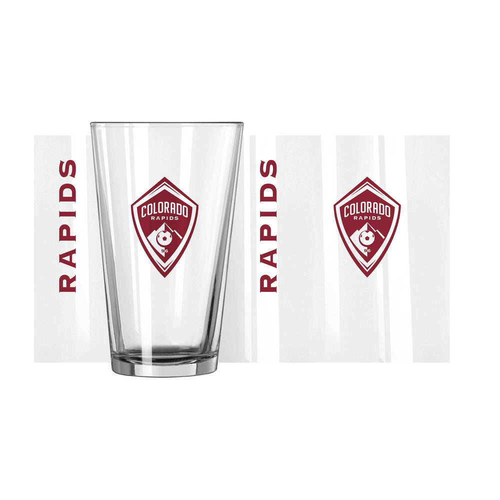 Colorado Rapids 16oz Gameday Pint Glass - Logo Brands - Flyclothing LLC