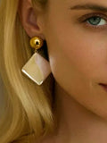 Square Shape Drop Earrings - Trendsi - Flyclothing LLC