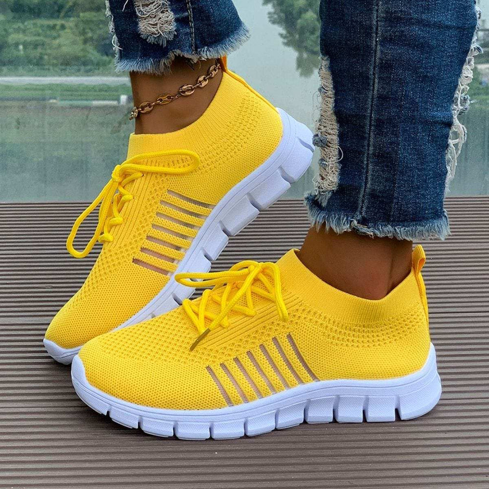 Breathable Mesh Round Toe Athletic - Trendsi - Flyclothing LLC