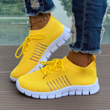 Breathable Mesh Round Toe Athletic - Trendsi - Flyclothing LLC