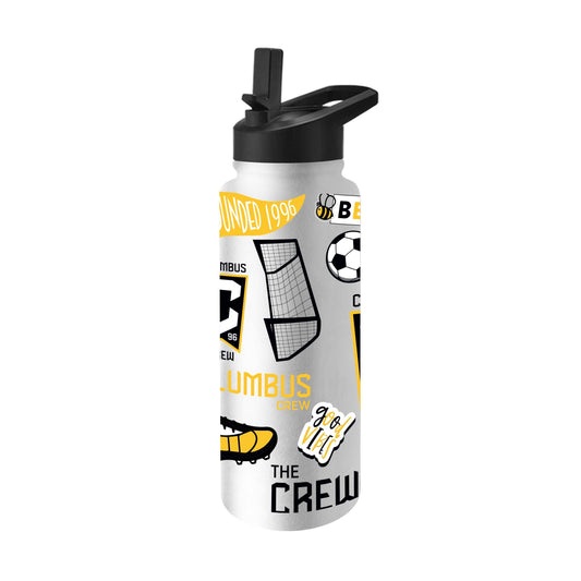 Columbus Crew 34oz Native Quencher Bottle - Logo Brands - Flyclothing LLC