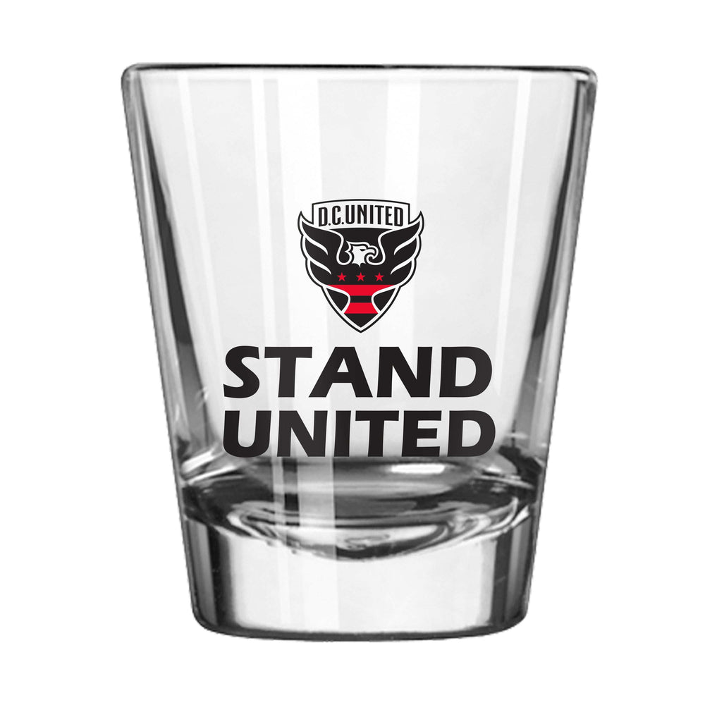 DC United 2oz Slogan Shot Glass - Logo Brands - Flyclothing LLC