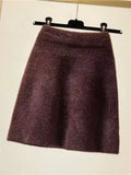 Plush Knit Mini Skirt - Trendsi - Flyclothing LLC