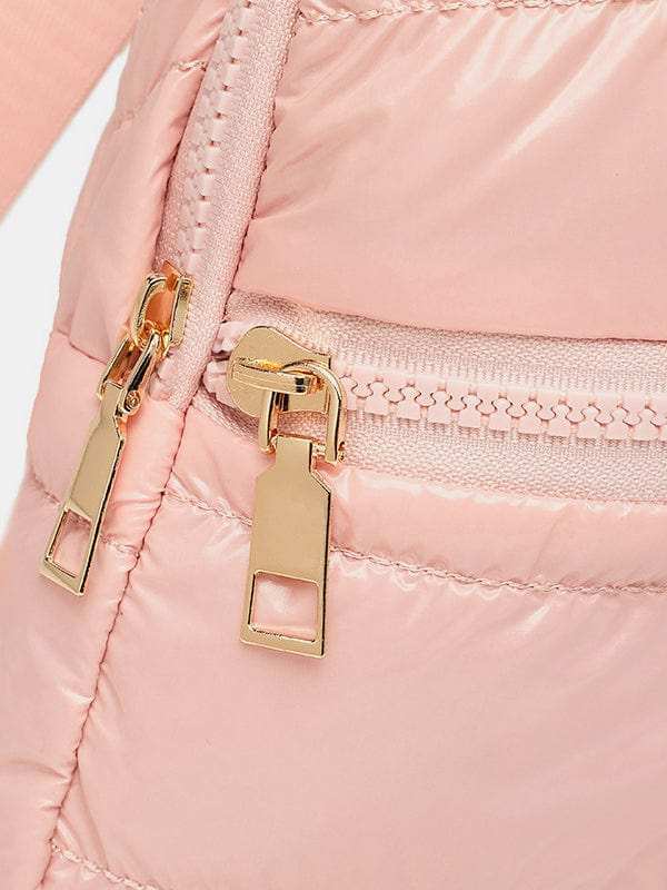 Quilted Adjustable Strap Puffy Sling Bag - Trendsi - Flyclothing LLC