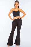 American Bazi High Waist Pull On Flare Jeans - Trendsi - Flyclothing LLC