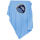 Sporting Kansas City Powder Sweatshirt Blanket - Logo Brands - Flyclothing LLC