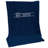 Sporting Kansas City Campus Colors Sweatshirt Blanket (Screened) - Logo Brands - Flyclothing LLC