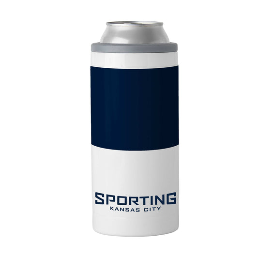 Sporting KC Slim Colorblock Can Coolie - Logo Brands - Flyclothing LLC