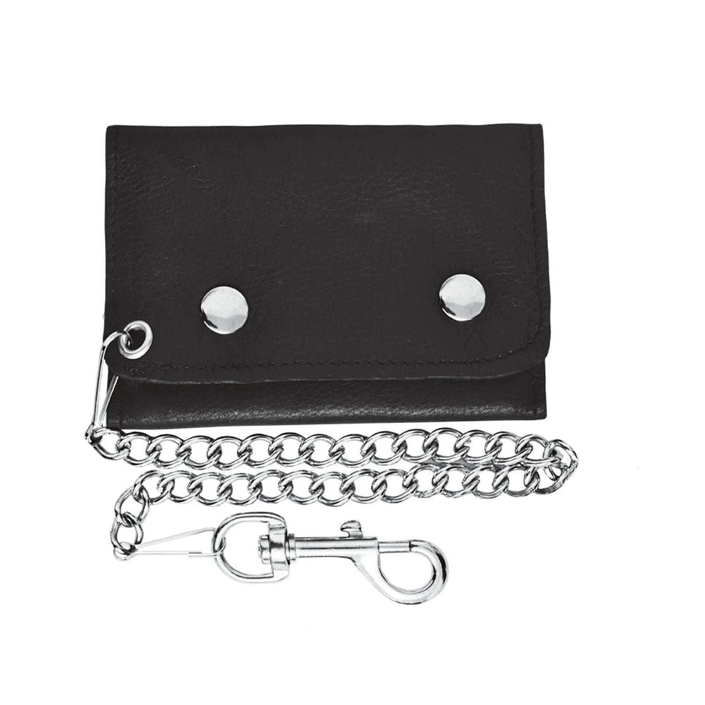 Stylish Black Biker Chain Wallet - Unik Just for Bikers - Flyclothing LLC
