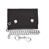 Stylish Black Biker Chain Wallet - Unik Just for Bikers - Flyclothing LLC