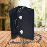 Stylish Black Biker Chain Wallet - Unik Just for Bikers - Flyclothing LLC