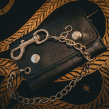 Stylish Black Biker Chain Wallet - Unik Just for Bikers - Flyclothing LLC