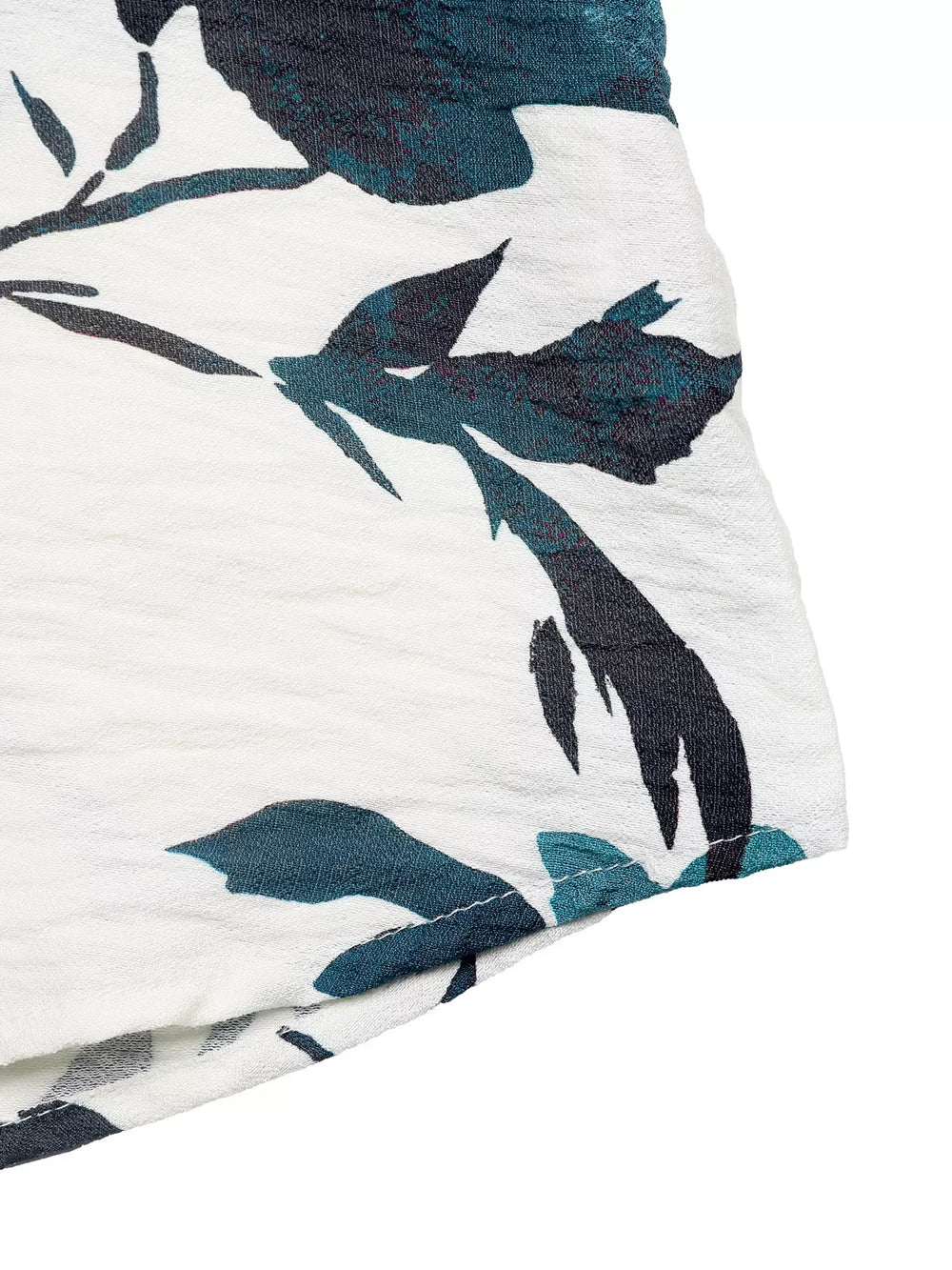 Printed V-Neck Long Sleeve Blouse - Trendsi - Flyclothing LLC