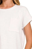 Zenana Round Neck Short Sleeve T-Shirt - Trendsi - Flyclothing LLC