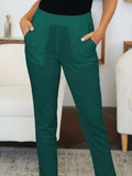 FAM-FAM Pocketed High Waist Skinny Pants - Trendsi - Flyclothing LLC