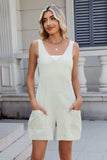 V-Neck Adjustable Strap Romper - Trendsi - Flyclothing LLC