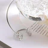 Titanium Steel Butterfly Open Ring - Trendsi - Flyclothing LLC