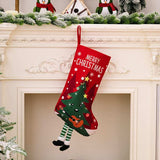 Printed Christmas Stocking Hanging Widget - Trendsi - Flyclothing LLC