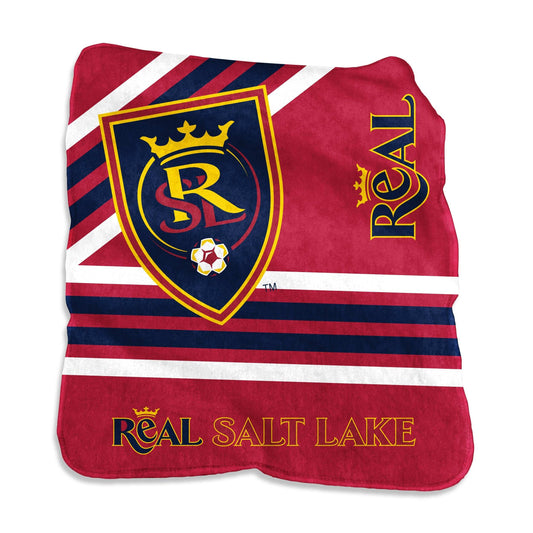 Real Salt Lake Raschel Throw - Logo Brands - Flyclothing LLC