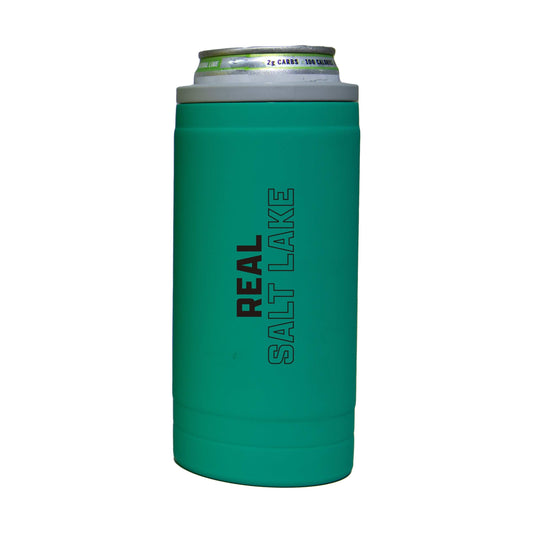 Real Salt Lake 12oz Optic Stacked Soft Touch Slim Coolie - Logo Brands - Flyclothing LLC