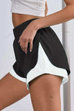 BiBi French Terry Knit Color Block with Sid Slit Shorts - Trendsi - Flyclothing LLC