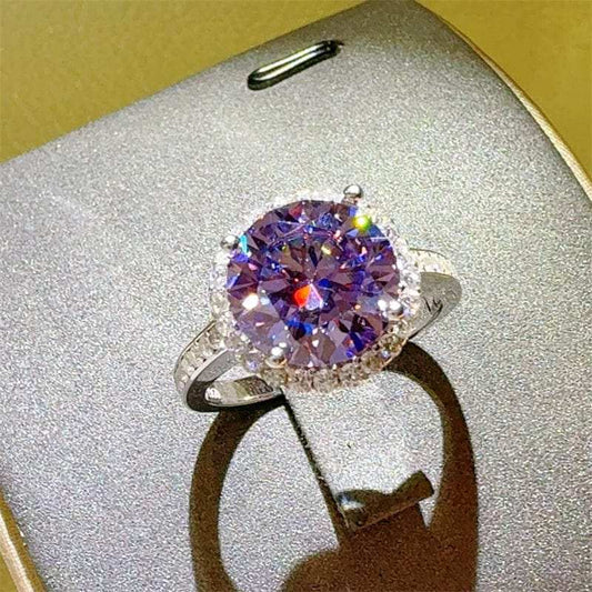 3 Carat Moissanite Zircon 925 Sterling Silver Ring - Trendsi - Flyclothing LLC