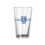 Seattle Sounders 16oz Jordan Morris Pint Glass - Logo Brands - Flyclothing LLC