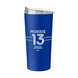 Seattle Sounders 20oz Jordan Morris Powder Coat Tumbler - Logo Brands - Flyclothing LLC