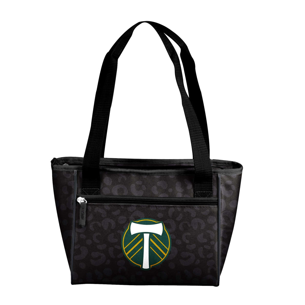 Portland Timbers Leopard Print 16 Can Cooler Tote - Logo Brands - Flyclothing LLC