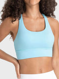 Crisscross Scoop Neck Active Tank - Trendsi - Flyclothing LLC