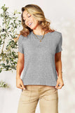 Basic Bae Bamboo Full Size Round Neck Short Sleeve T-Shirt Plus Size - Trendsi - Flyclothing LLC
