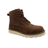 AdTec Men Brown Meadow 6" Round Toe Work Boot - AdTec
