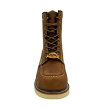 AdTec Men Brown Men's Apex 8" SR Moc-Toe - AdTec