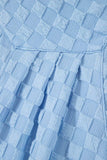 Checkered Pocketed Wide Leg Overalls - Trendsi - Flyclothing LLC