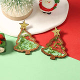 Christmas Tree Star Earrings - Trendsi - Flyclothing LLC