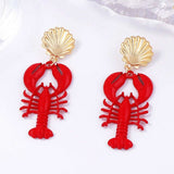 18K Gold-Plated Stainless Steel Drop Earrings - Trendsi - Flyclothing LLC