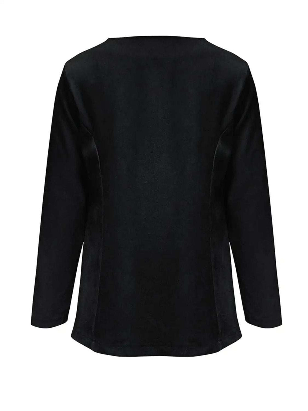 Open Front Long Sleeve Cardigan - Trendsi - Flyclothing LLC