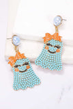 Smiling Ghost Shape Synthetic Pearl Earrings - Trendsi - Flyclothing LLC