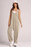 Wide Strap Jumpsuit with Pockets - Trendsi - Flyclothing LLC