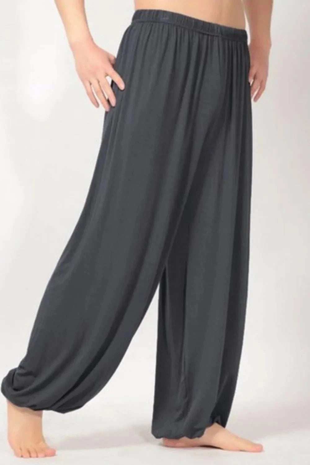Men's Full Size Elastic Waist Pants Plus Size - Trendsi - Flyclothing LLC