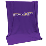 Orlando City SC Campus Colors Sweatshirt Blanket - Logo Brands - Flyclothing LLC