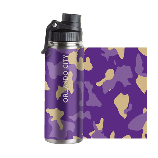 Orlando City 21oz Camo Twist Top Water Bottle - Logo Brands - Flyclothing LLC