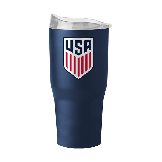 U.S. Mens Soccer 30oz Navy Flipside Powder Coat Tumbler - Logo Brands - Flyclothing LLC