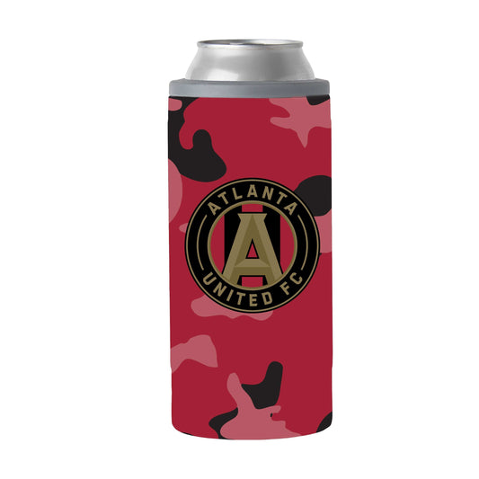 Atlanta United 12oz Camo Slim Can Coolie - Logo Brands - Flyclothing LLC
