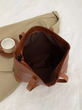 PU Leather Medium Tote Bag - Trendsi - Flyclothing LLC
